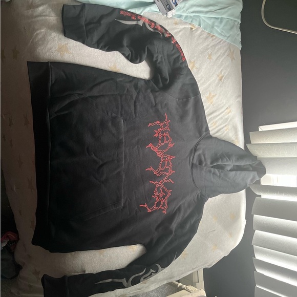 Bought wrong size. Never worn Xl revenge x city morgue hoodie (Cerberus)